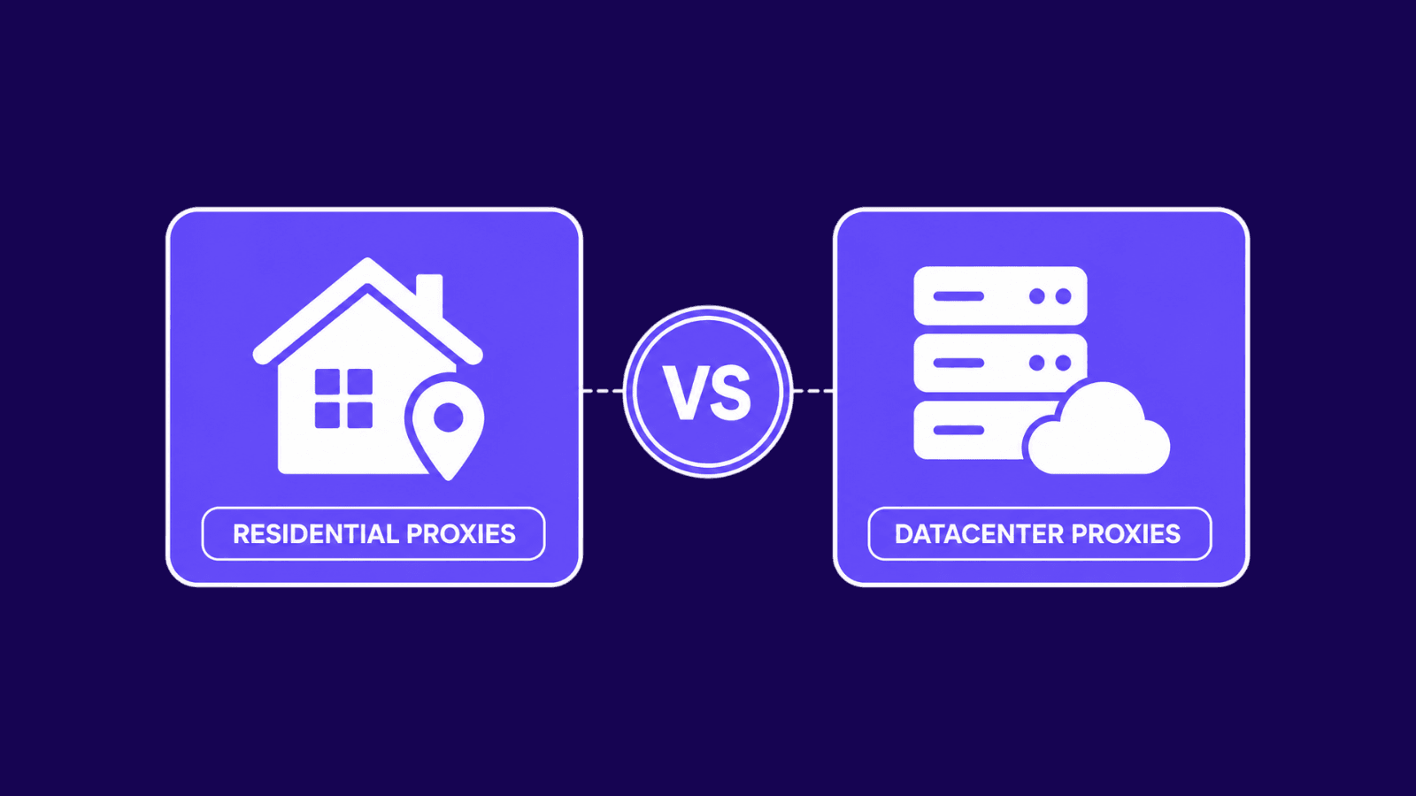 Datacenter vs residential proxies comparison